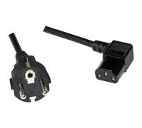 LogiLink CP119 Power Cable CEE 7/7 to IEC C13 Angled Female 5 m Black