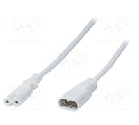 LogiLink power extension cable - IEC 60320 C8 to IEC 60320 C7 - 2 m