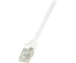 LogiLink CP2011U CAT6 U/UTP EconLine Ethernet Cables, Cat 6 Cable, 0.25 Meter Length, White