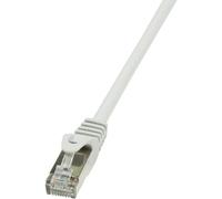 LogiLink CP2032S CAT6 F/UTP EconLine Patch Cable, Ethernet Cable, 1 Meter Length, Grey