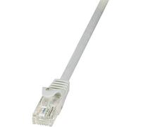 LogiLink CP2052U CAT6 U/UTP EconLine Patch Cable, 2 Meter Length, Grey, Grey, 2 Meter Length