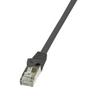 LogiLink CP2063S CAT6 F/UTP EconLine Patch Cable, 3 Meter Length, Black, Black, 3 Meter Length
