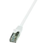 LogiLink CP2081S CAT6 F/UTP EconLine Patch Cable, 7.5 Meter Length, White, White, 7.5 Meter Length