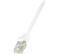 LogiLink CP2091U CAT6 U/UTP EconLine Patch Cable, 10 Meter Length, White, White, 10 Meter Length