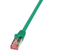 LogiLink 1m Cat.6 S/FTP networking cable Green Cat6 S/FTP (S-STP)
