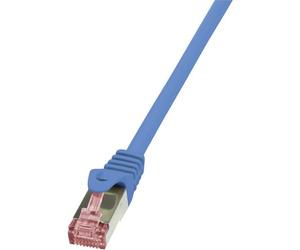 LogiLink CQ2036S CAT6 S/FTP PIMF PrimeLine Patch Cable, 1 Meter Length, Blue, Blue, 1 Meter Length