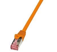 LogiLink Cat.6 S/FTP, 1m networking cable Orange Cat6 S/FTP (S-STP)