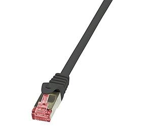 LogiLink CQ2063S CAT6 S/FTP PIMF PrimeLine Ethernet Patch Cable, 3 Meter Length, Black