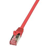 LogiLink CQ2064S Cat.6 S/FTP PIMF PrimeLine Patch Cable, 3 Meter Length, Red, Red, 3 Meter Length