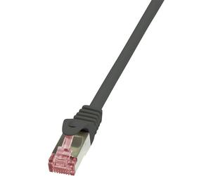 LogiLink CQ2073S CAT6 S/FTP PIMF PrimeLine Patch Cable, 5 Meter Length, Black, B
