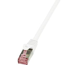 LogiLink CQ2091S Cat.6 S/FTP PIMF PrimeLine Ethernet Patch Cable, 10 Meter Length, White