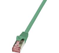 LogiLink CQ2095S CAT6 S/FTP PIMF PrimeLine Patch Cable, 10 Meter Length, Green, Green, 10 Meter Length