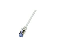 LogiLink Cat6a S/FTP. 0.5m networking cable Grey S/FTP (S-STP)