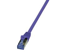 LogiLink CQ302VS networking cable Violet 0.5 m Cat6a S/FTP (S-STP)