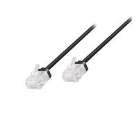 LogiLink CQ3063U networking cable Black 3 m Cat6a U/UTP (UTP)