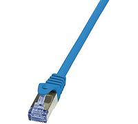 LogiLink CQ3066S Cat.6A 10G S/FTP PIMF PrimeLine Patch Cable, 3 Meter Length, Bl