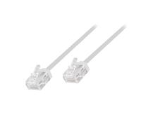 LogiLink CQ3091U networking cable White 10 m Cat6a U/UTP (UTP)
