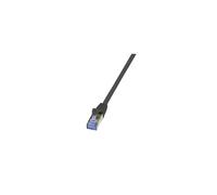 Logilink cq4143s 50 m Network Cable S/FTP Cat7 S-STP Black Network Cable - 50 m, RJ45, CAT7 S/FTP (S-STP) Male, Gold