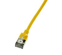 LogiLink CQ9037S networking cable Yellow 1 m Cat6a S/FTP (S-STP)