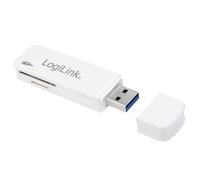LogiLink CR0034A Mini USB 3.0 Card Reader with Protective Cover White