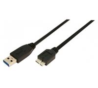 LogiLink CU0027 USB cable USB 3.2 Gen 1 (3.1 Gen 1) 3 m USB A Micro-US
