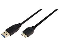 LogiLink CU0037 USB 3.0 A-Type Male to Micro B-Type Male Cable, 0.60 Meter Length