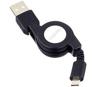 Logilink CU0090 0.75 m Extensible USB A Male to Micro B Male Cable - Black