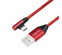 LogiLink CU0146 USB cable USB 2.0 1 m USB A USB C Red