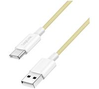 LogiLink CU0333 USB-C cable USB 2.0 Yellow 1m USB-A to USB-C plug