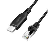 Logilink CU0411 Active USB 3.2 (Type-C) to Network (RJ45) Connection Cable - 1Gbps, 1.5 m