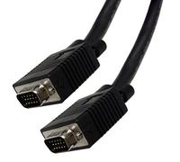 LogiLink CV0016 Double Shielded 15-Pin Male to Male VGA Monitor Cable, 10 Meter Length, Black, 10 Meter Length