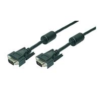 LogiLink CV0018 Double Shielded 15-Pin Male to Male VGA Monitor Cable, 20 Meter
