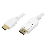 LogiLink CV0055 Display Port to HDMI cable wh CV0055