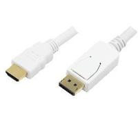LogiLink CV0055 Display Port to HDMI cable wh CV0055