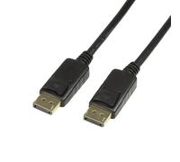 LogiLink CV0076 DisplayPort 1.2 Connection Cable Ultra HD 3D 4K2K/60Hz Black