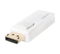 LogiLink CV0100 DisplayPort to HDMI Adapter 4K Ultra HD White M/F