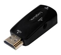 Logilink Cv0107 Adapter HDMI Plug-VGA Socket Black Av Adapter