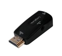 LogiLink CV0107 cable gender changer HDMI VGA Black