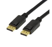 LogiLink CV0120 DisplayPort cable 2 m Black