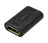 LogiLink CV0145 Adapter DisplayPort to DisplayPort Black Audio Vis...