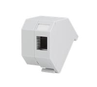 LogiLink DIN rail mounting adapter for fiber couplers. stackable