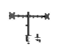 LogiLink Dual Monitor mount. 17"-32". steel. arm length: 376