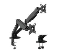 LogiLink Dual Monitor mount. 17"-32". steel. spring-assisted
