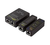 LogiLink WZ0015P Cable Tester for RJ11, RJ12, RJ45, BNC, PoE Detection