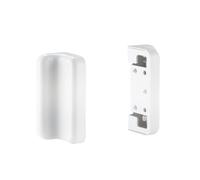 LogiLink EO0019-3 - Organising Rails Wall Mount (Set of 2) for Mounting The Organiser Rail EO0019-1 on The Wall, Matt White