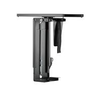 LogiLink EO0031 CPU holder Desk-mounted CPU holder Black