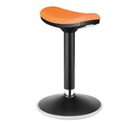 LogiLink Ergonomic Height adjustable wobble stool. orange