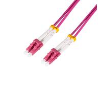 LogiLink FC4LC10 InfiniBand/fibre optic cable 10 m 2x LC Pink