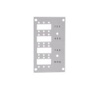 LogiLink Fiber optic front plate 12 LC-D / 12 SC-S for splice distribu