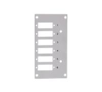 LogiLink Fiber optic front plate 6 SC-D / 6 LC-Q for splice distribut